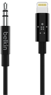 Кабель Belkin 3.5mm/Lightning 0.9m AV10172bt03-BLK (Black)