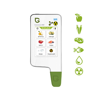 Нитрат-тестер, измеритель жесткости воды и дозиметр GREENTEST ECO 6