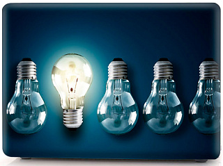 Чехол накладка пластиковая i-Blason для Macbook Pro15 A1707 Bulbs