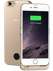 Чехол-аккумулятор для iPhone SE 2020/8/7/6 3000мАч GOLD