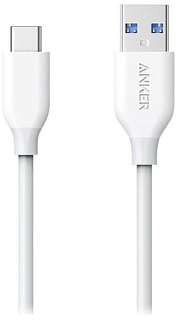 Кабель Anker Powerline Select+ (A8022H21) USB-A/USB-C 0.9m (White)