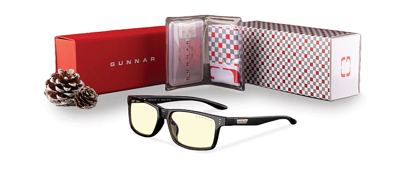 фото Очки для компьютера (для геймеров) GUNNAR Vertex Amber BUN-00027, подарочная упаковка