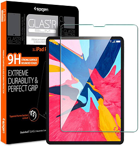 Защитное стекло Spigen Glas.tR Slim для iPad Pro 11" (Clear)
