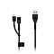 Кабель Mophie PRO, с коннектерами Lightning to USB и USB to Micro-USB. Длина 1,2 м. Цвет черный.
Mophie PRO cable 2in1 USB-A to Lightning & micro-USB