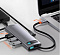 Хаб Baseus Metal Gleam Series 8-in-1 CAHUB-CV0G (Space Grey)