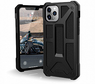 Защитный чехол UAG для iPhone 11 PRO серия Monarch цвет черный/111701114040/32/4