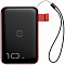Аккумулятор внешний Baseus Mini S Bracket 10W Wireless Charger Power bank 10000mAh 18W Black+Red