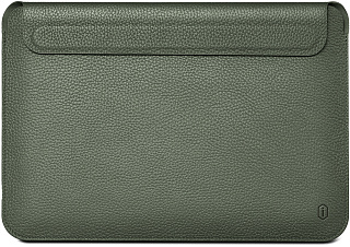 Чехол Wiwu Genuine Leather для MacBook Pro 13/Air 13 2018-2020 (Green)