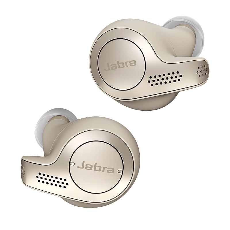 фото Bluetooth-наушники с микрофоном Jabra Elite 65T (Gold)