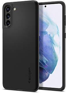 Чехол Spigen Thin Fit (ACS02418) для Samsung Galaxy S21 (Black)