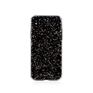 Чехол Bling My Thing для iPhone XS/X. Коллекция Chic Collection. Дизайн Gold Galaxy. Материал пластик