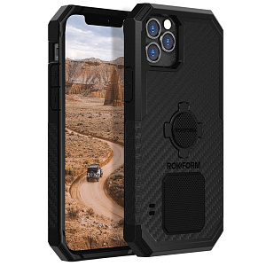 Противоударный чехол-накладка Rokform Rugged Case для iPhone 12 Pro Max со встроенным магнитом.. Материал: поликарбонат. Цвет: черный