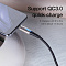 Кабель Baseus Water Drop-shaped Lamp Type-C PD2.0 60W Flash Charge Data Cable 20V 3A 1m Black