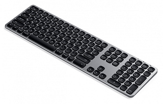 Беспроводная клавиатура Satechi Aluminum Bluetooth Wireless Keyboard with Numeric Keypad. Язык раскладки английский/русский. Цвет серый космос.
Satechi Aluminum Bluetooth Wireless Keyboard with Numeric Keypad RU - Space Gray