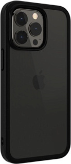 Чехол-накладка SwitchEasy Aero+ на заднюю сторону iPhone 13 Pro (6.1&quot;). Материал изделия: 70% поликарбонат, 30% ТПУ. Размер изделия: 153*78*12 мм. Цвет: прозрачный черный