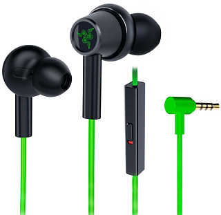 Наушники Razer Hammerhead Duo Console RZ12-03030300-R3M1 (Black/Green)