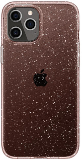 Чехол Spigen Liquid Crystal Glitter (ACS01699) для iPhone 12/iPhone 12 Pro (Rose Quartz)