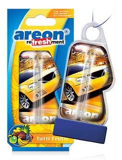 Автомобильный ароматизатор Areon REFRESHMENT LIQUID Тутти Фрутти