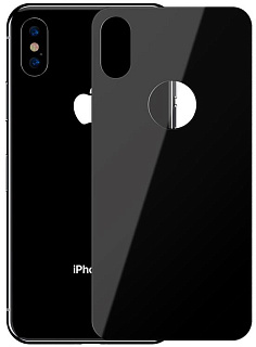 Защитное стекло Baseus Full Coverage Tempered Glass Rear Protector (SGAPIPH65-BM01) для iPhone Xs Max (Black)