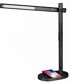 Лампа Momax Q.LED Desk lamp with wireless charging bas Black