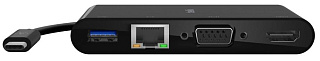 Переходник Belkin USB-C Multimedia?Adapter (AVC005btBK) Gigabit Ethernet, USB-A 3.0, VGA, 4K HDMI (Black)