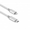 Кабель Moshi Integra USB-C to Lightning. Длина 1,2 м. Цвет серебристый