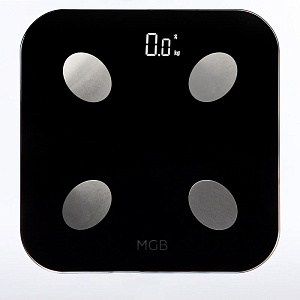 MGB. Умные весы Body fat scale Glass Edition, цвет черный