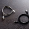 Зарядный кабель FORCE MFI Lightning USB Kevlar Cable (Metal)