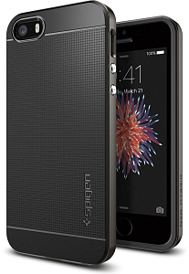 Чехол Spigen Neo Hybrid (041CS20184) для iPhone 5/5s/SE (Gunmetal)