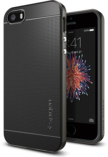 Чехол Spigen Neo Hybrid (041CS20184) для iPhone 5/5s/SE (Gunmetal)