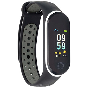 Qumann QSB 10 Black+Grey Фитнес браслет