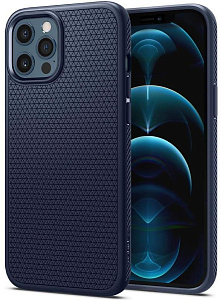 Чехол Spigen Liquid Air (ACS02250) для iPhone 12/12 Pro (Navy)