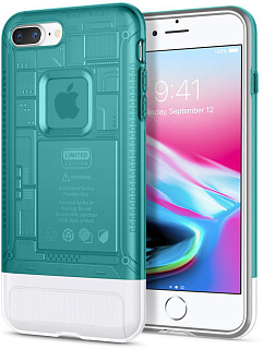 Чехол Spigen Classic C1, bondi blue - iPhone 8/7 Plus