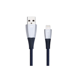Кабель Just Mobile ZinCable, Lightning to USB. Длина 1,5 м. Тип провода прямой. Цвет серебряный.
Just Mobile ZinCable Lightning to USB Cable