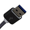 TypeC-USB AUSB3.0 кабель нейлон SpaceGray, длина 1м