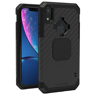 Противоударный чехол-накладка Rokform Rugged Case для iPhone XR со встроенным магнитом. Материал: поликарбонат. Цвет: черный