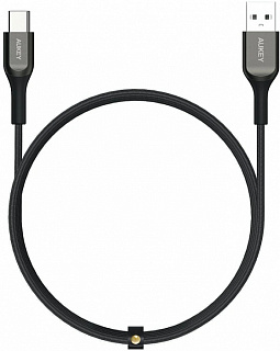 Кабель AUKEY KEVLAR CABLE USB-A TO USB-C Cable,L=1.2M*1,Black