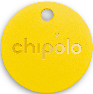 Умный брелок Chipolo PLUS с увеличенной громкостью и влагозащищенный (CH-CPM6-YW-R), желтый