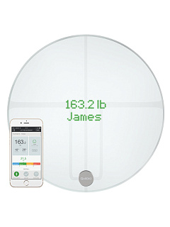 Цифровые весы QardioBase 2 Wireless Smart Scale (B200-IAW), цвет белый