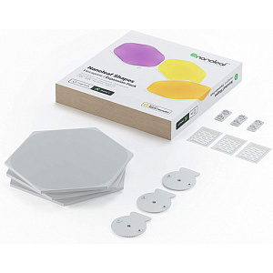 Набор дополнительных панелей Nanoleaf Shapes Hexagon без управляющего блока. В комплекте 3 шт.