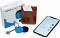 Комплект из 2 умных брелков Chipolo PLUS и 1 карты-трекера Chipolo Card (CH-C17B-CPM6-R), черный, синий, белый