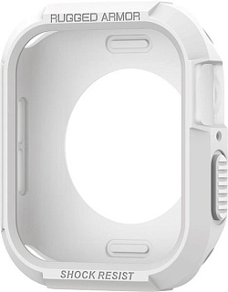 Чехол Spigen Rugged Armor, white - Apple Watch 4 40mm