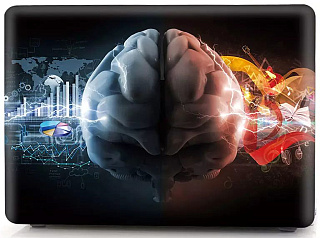 Чехол накладка пластиковая i-Blason для Macbook Pro13 A1706/A1708 Shine left and right brain