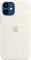 Силиконовый чехол MagSafe для IPhone 12 mini белого цвета
