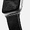 Ремешок Nomad Modern Strap (Slim) для Apple Watch 40mm/38mm. Материал кожа натуральная. Цвет черный, застежка серебристый 