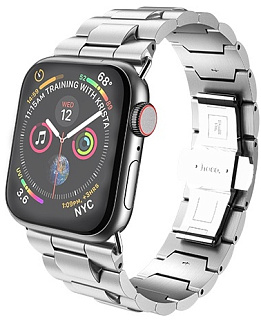 Ремешок Hoco Apple Watch Series 1/2/3/4 WB03 Grand steel strap(40mm) silver