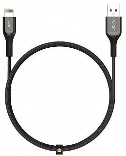 Кабель AUKEY KEVLAR CABLE USB  to Lightning L=2M Black