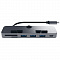 USB-C-концентратор Satechi Aluminum USB-C Clamp Hub для 24&quot; iMac - Silver. Цвет серый космос
