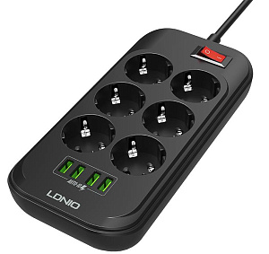 Cетевой удлинитель LDNIO Rated Parameter: 2500W-10A 250V