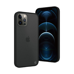 Чехол SwitchEasy Aero для iPhone 12 & 12 Pro (6.1"). Цвет: прозрачный черный.